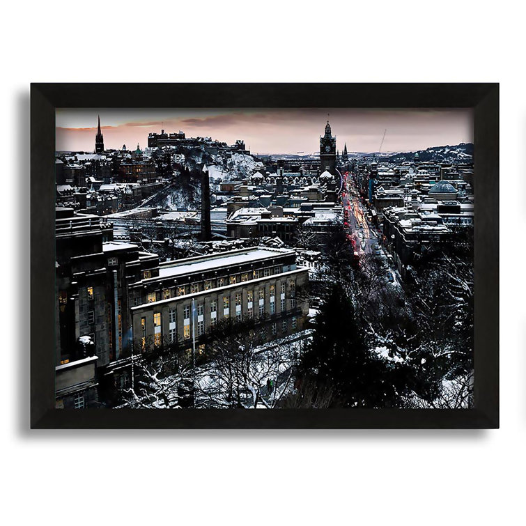 Brayden Studio Evening In Edinburgh Single Picture Frame Photograph
